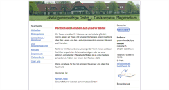 Desktop Screenshot of lobetal-luebtheen.de